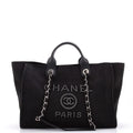 Pearl Chain Canvas Carryall Tote