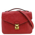 Monogram Lock Shoulder Bag (Red)