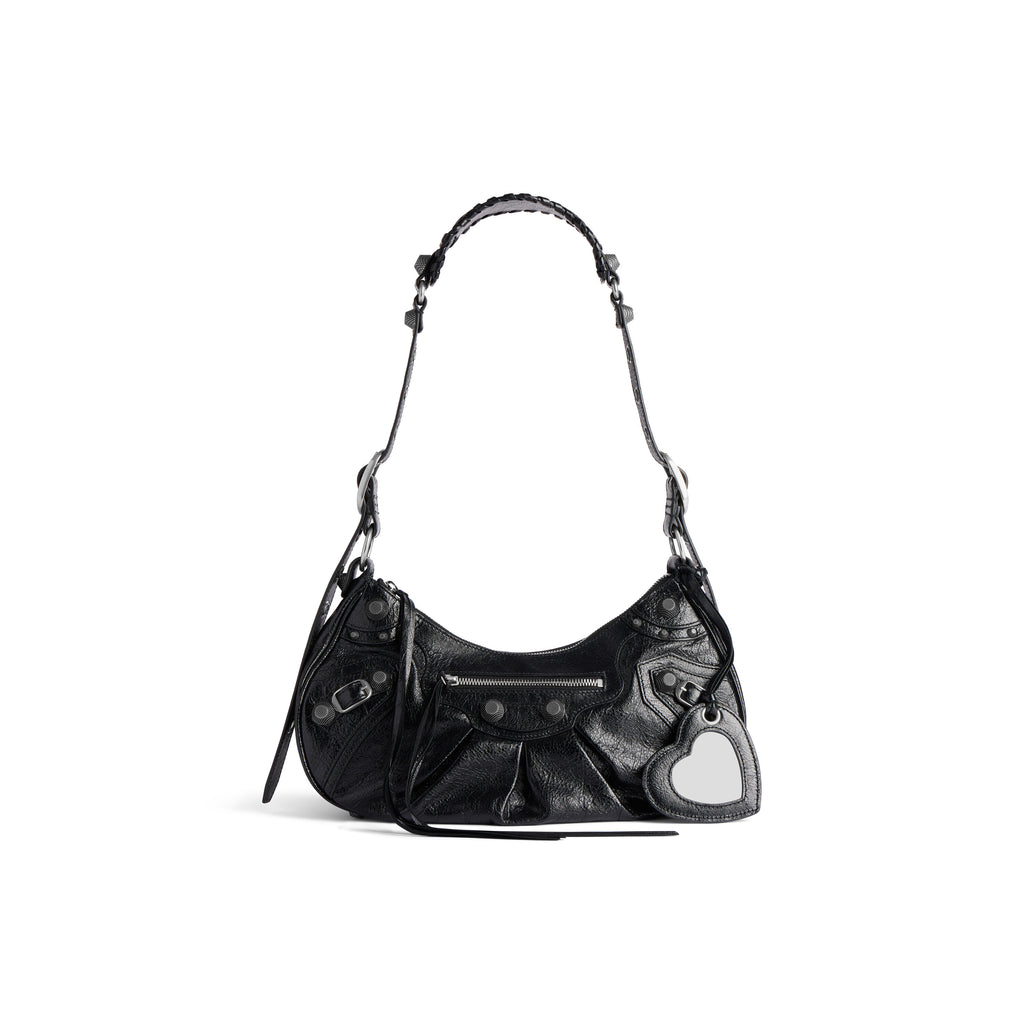 Studded Curve Shoulder Bag