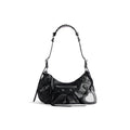 Studded Curve Shoulder Bag