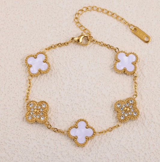 Lucky Luxe Clover Bracelet