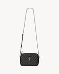 Ravelle Quilted Shoulder Bag (Black/ Silver Logo)