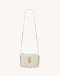 Ravelle Quilted Shoulder Bag (White)