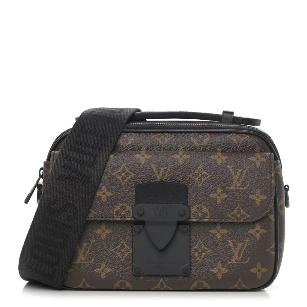 Monogram Utility Crossbody Bag (Brown)