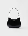 Sleek Triangle-Accent Shoulder Bag