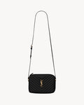 Ravelle Quilted Shoulder Bag (Black/Gold Logo)