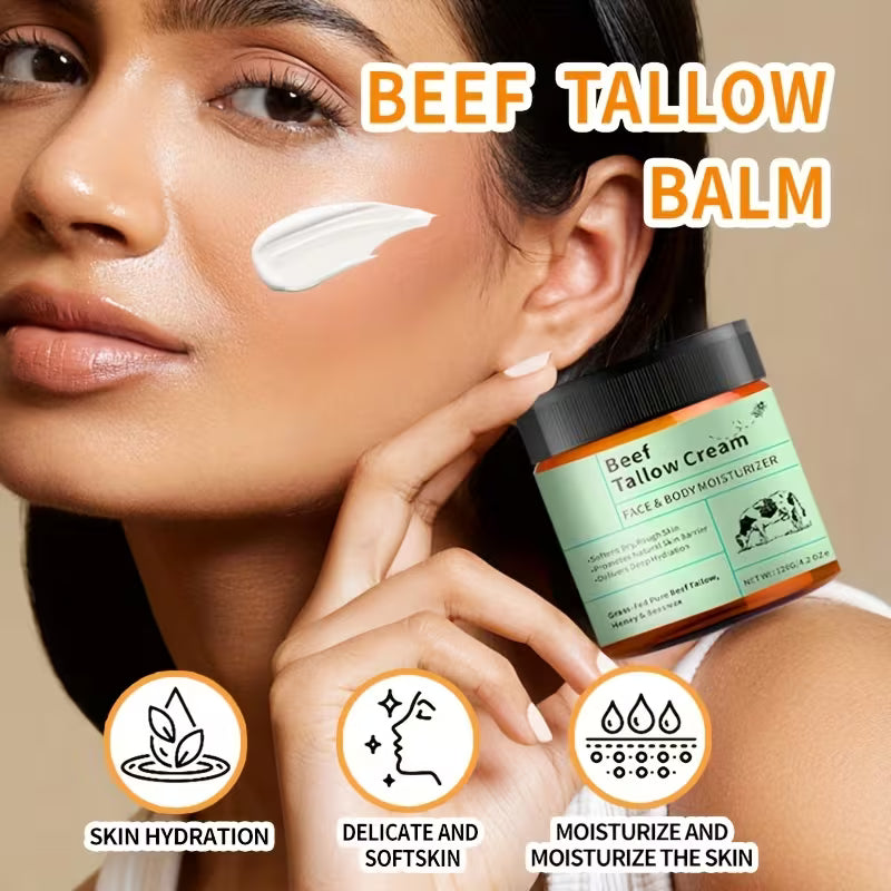 Grass-Fed Tallow Honey Skin Cream Deal (2-Piece Set)