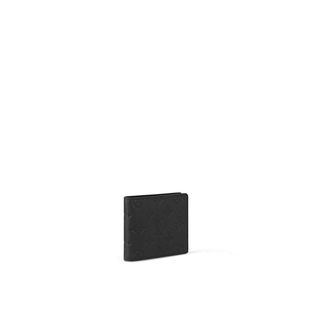 Noir Monogram Billfold Wallet