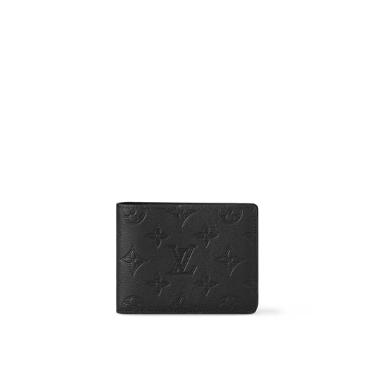Noir Monogram Billfold Wallet