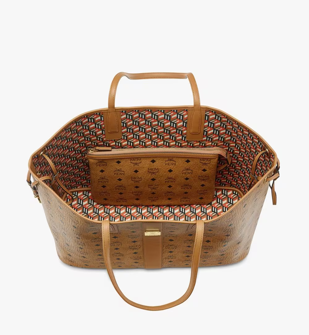 Signature Visetos Shopper Tote